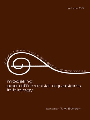 modeling differential equation systems